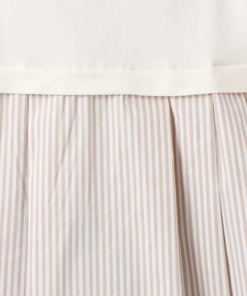 MK MICHEL KLEIN / エムケーミッシェルクラン ニット・セーター | ストライプ切替えデザインニット/洗える | 詳細20