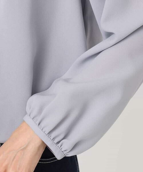 MK MICHEL KLEIN / エムケーミッシェルクラン シャツ・ブラウス | バルーンヘムブラウス/洗える | 詳細19