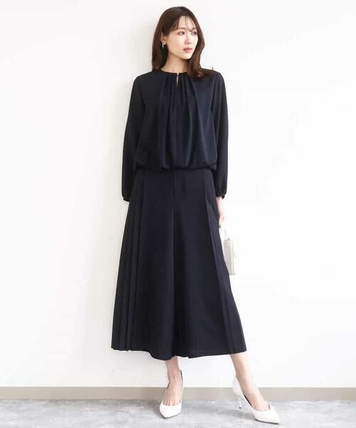 MK MICHEL KLEIN / エムケーミッシェルクラン シャツ・ブラウス | バルーンヘムブラウス/洗える | 詳細7