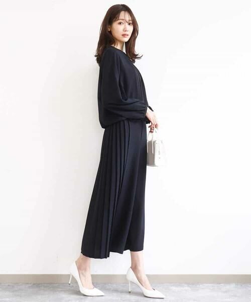 MK MICHEL KLEIN / エムケーミッシェルクラン シャツ・ブラウス | バルーンヘムブラウス/洗える | 詳細9