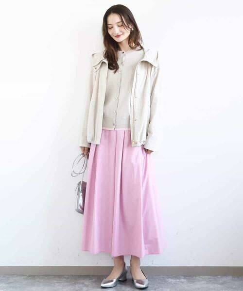 MK MICHEL KLEIN / エムケーミッシェルクラン ニット・セーター | 配色デザインカラーニットアンサンブル/洗える | 詳細23