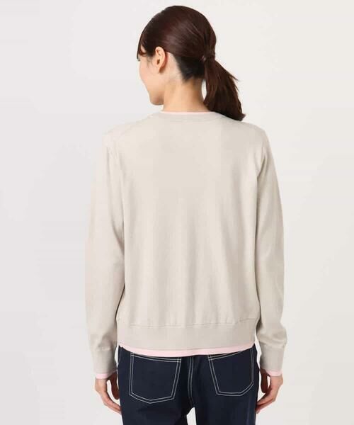 MK MICHEL KLEIN / エムケーミッシェルクラン ニット・セーター | 配色デザインカラーニットアンサンブル/洗える | 詳細27