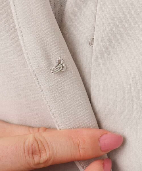 MK MICHEL KLEIN / エムケーミッシェルクラン ノーカラージャケット | ドライタッチストレッチ カラーレスジャケット/イージーケア/洗える | 詳細28