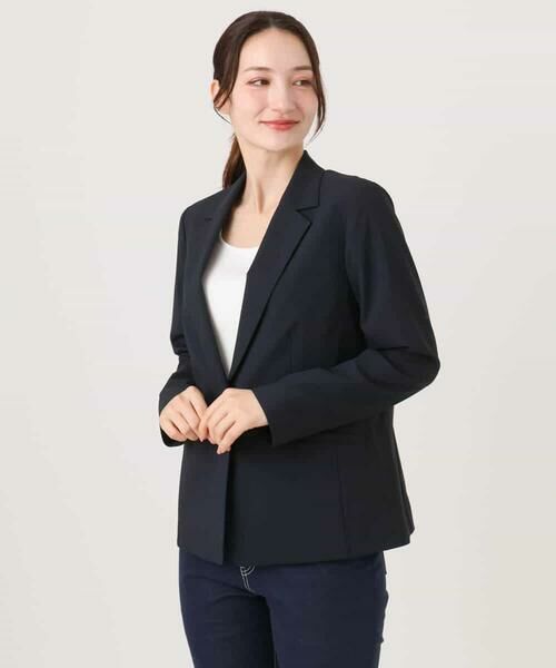 MK MICHEL KLEIN / エムケーミッシェルクラン テーラードジャケット | ドライタッチストレッチ テーラードジャケット/イージーケア/洗える | 詳細26