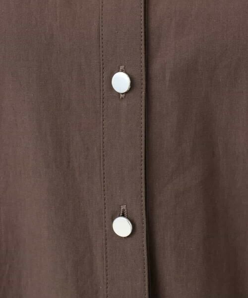 MK MICHEL KLEIN / エムケーミッシェルクラン ロング・マキシ丈ワンピース | [UVカット/洗える]ハーフスリーブ シャツワンピース | 詳細20