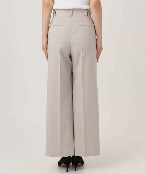 MK MICHEL KLEIN / エムケーミッシェルクラン チノ・ワークパンツ | ドライタッチストレッチ ワイドパンツ/イージーケア/洗える | 詳細26