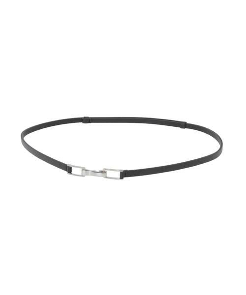 MK MICHEL KLEIN / エムケーミッシェルクラン ベルト・サスペンダー | フロントフックバックル ナローベルト | 詳細5