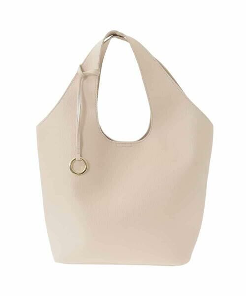 MK MICHEL KLEIN / エムケーミッシェルクラン トートバッグ | [A4収納可]リングチャーム付きトートバッグ | 詳細1