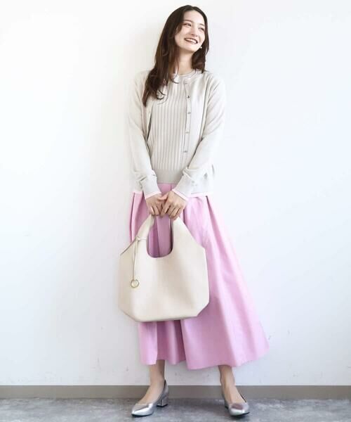 MK MICHEL KLEIN / エムケーミッシェルクラン トートバッグ | [A4収納可]リングチャーム付きトートバッグ | 詳細7