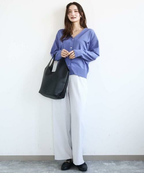 MK MICHEL KLEIN / エムケーミッシェルクラン トートバッグ | [A4収納可]リングチャーム付きトートバッグ | 詳細8