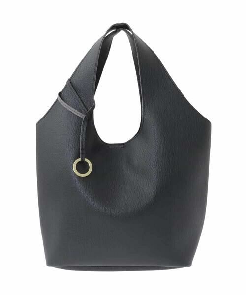 MK MICHEL KLEIN / エムケーミッシェルクラン トートバッグ | [A4収納可]リングチャーム付きトートバッグ | 詳細12