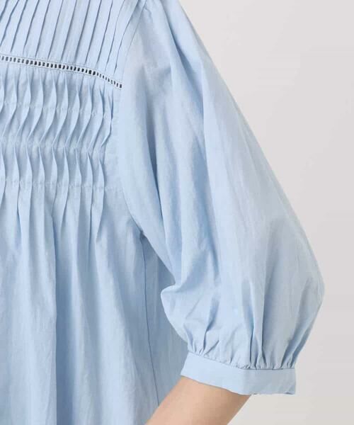 MK MICHEL KLEIN / エムケーミッシェルクラン シャツ・ブラウス | コットンピンタックチュニックブラウス/洗える | 詳細15