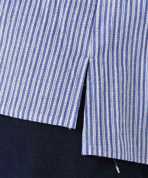 MK MICHEL KLEIN / エムケーミッシェルクラン シャツ・ブラウス | [洗える]ストライプレース五分袖シャツブラウス | 詳細17