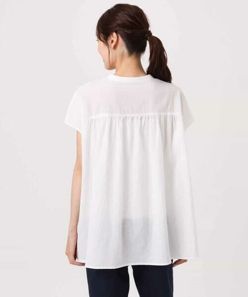 MK MICHEL KLEIN / エムケーミッシェルクラン シャツ・ブラウス | [洗える]ハンドスモッキングブラウス | 詳細11