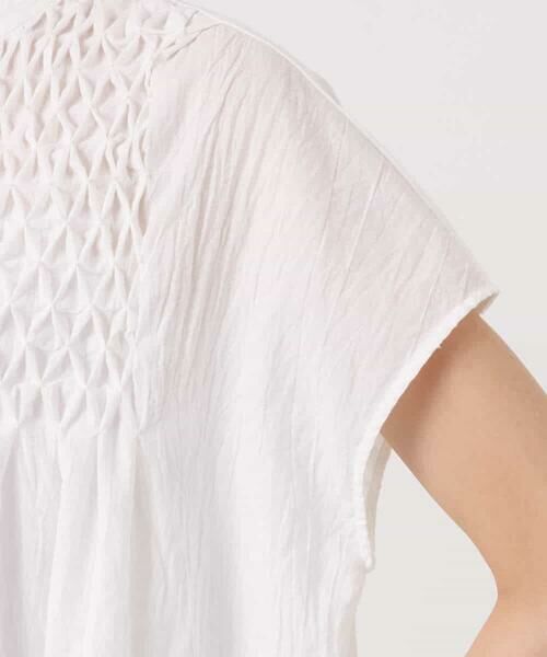 MK MICHEL KLEIN / エムケーミッシェルクラン シャツ・ブラウス | [洗える]ハンドスモッキングブラウス | 詳細13
