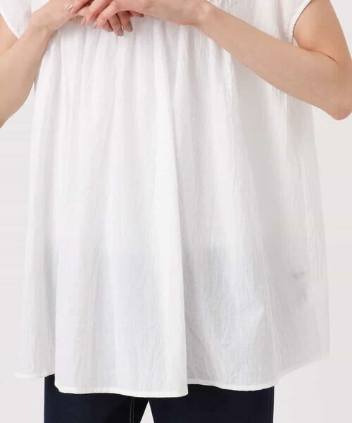 MK MICHEL KLEIN / エムケーミッシェルクラン シャツ・ブラウス | [洗える]ハンドスモッキングブラウス | 詳細15