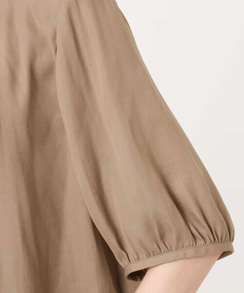 MK MICHEL KLEIN / エムケーミッシェルクラン シャツ・ブラウス | [UVカット/接触冷感/洗える]サテン フロントタックデザインブラウス | 詳細20