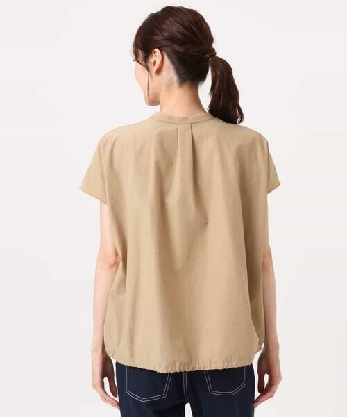 MK MICHEL KLEIN / エムケーミッシェルクラン シャツ・ブラウス | [接触冷感/洗える]ドロストデザインバンドカラーブラウス | 詳細21