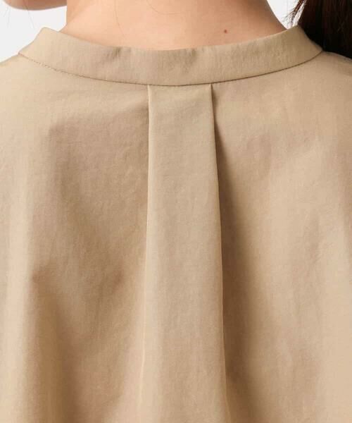 MK MICHEL KLEIN / エムケーミッシェルクラン シャツ・ブラウス | [接触冷感/洗える]ドロストデザインバンドカラーブラウス | 詳細23