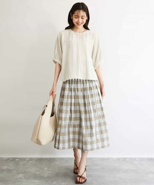 MK MICHEL KLEIN / エムケーミッシェルクラン シャツ・ブラウス | [UVカット/接触冷感/洗える]ボリュームスリーブブラウス | 詳細17