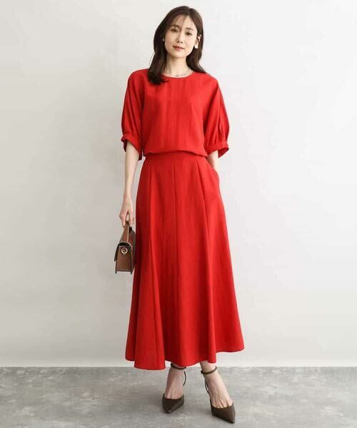 MK MICHEL KLEIN / エムケーミッシェルクラン シャツ・ブラウス | [UVカット/接触冷感/洗える]ボリュームスリーブブラウス | 詳細5