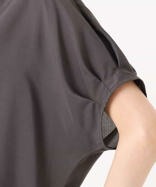 MK MICHEL KLEIN / エムケーミッシェルクラン シャツ・ブラウス | [洗える]Vネックタックスリーブブラウス | 詳細20