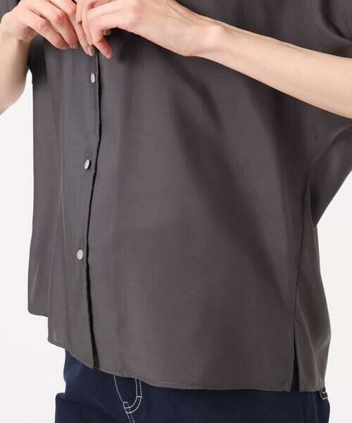 MK MICHEL KLEIN / エムケーミッシェルクラン シャツ・ブラウス | [洗える]Vネックタックスリーブブラウス | 詳細21