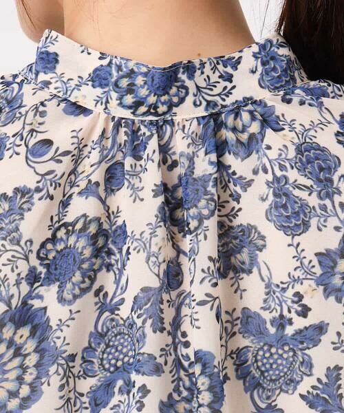 MK MICHEL KLEIN / エムケーミッシェルクラン シャツ・ブラウス | [洗える]更紗プリント花柄シフォンブラウス/前後2way | 詳細22