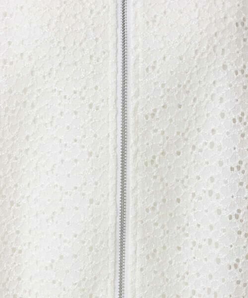 MK MICHEL KLEIN / エムケーミッシェルクラン その他アウター | 花柄ラッセルレースジップアップブルゾン/洗える | 詳細18