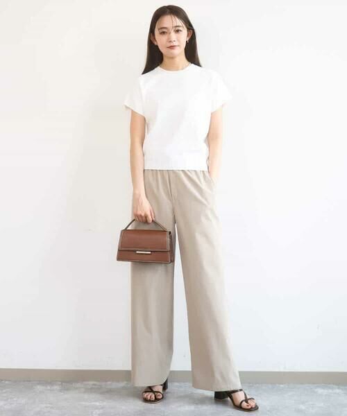 MK MICHEL KLEIN / エムケーミッシェルクラン ニット・セーター | フレンチスリーブニット/接触冷感/UVカット/洗える | 詳細6