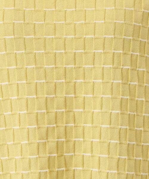 MK MICHEL KLEIN / エムケーミッシェルクラン ニット・セーター | ブロック調クロップド丈ニット/UVカット/洗える | 詳細15