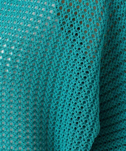 MK MICHEL KLEIN / エムケーミッシェルクラン ニット・セーター | レーシー柄編み衿付きニット/洗える | 詳細20