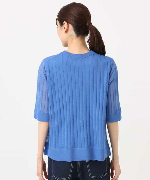 MK MICHEL KLEIN / エムケーミッシェルクラン ニット・セーター | ワイドリブシアーニット×タンクトップ ツインセット/洗える | 詳細21