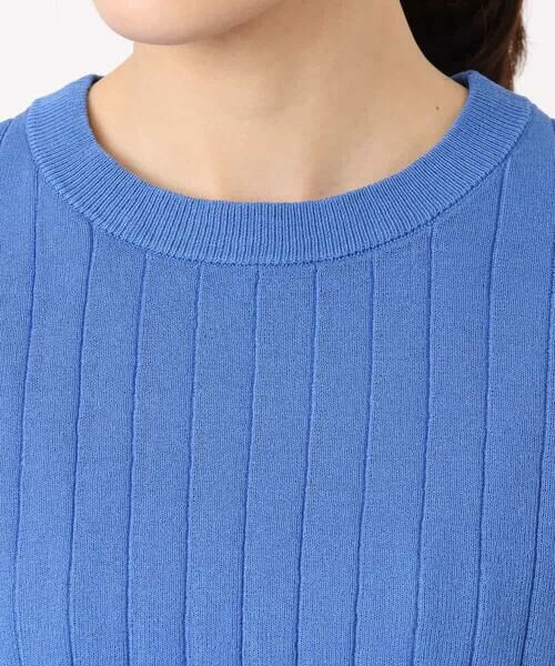 MK MICHEL KLEIN / エムケーミッシェルクラン ニット・セーター | ワイドリブシアーニット×タンクトップ ツインセット/洗える | 詳細22