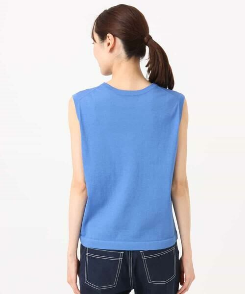 MK MICHEL KLEIN / エムケーミッシェルクラン ニット・セーター | ワイドリブシアーニット×タンクトップ ツインセット/洗える | 詳細28