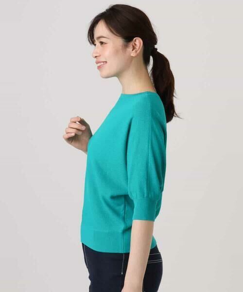 MK MICHEL KLEIN / エムケーミッシェルクラン ニット・セーター | 鹿の子編みドルマンニット/UVカット/洗える | 詳細15