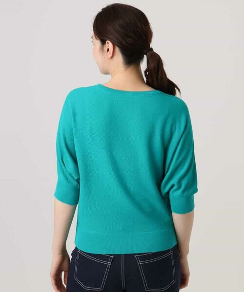 MK MICHEL KLEIN / エムケーミッシェルクラン ニット・セーター | 鹿の子編みドルマンニット/UVカット/洗える | 詳細16