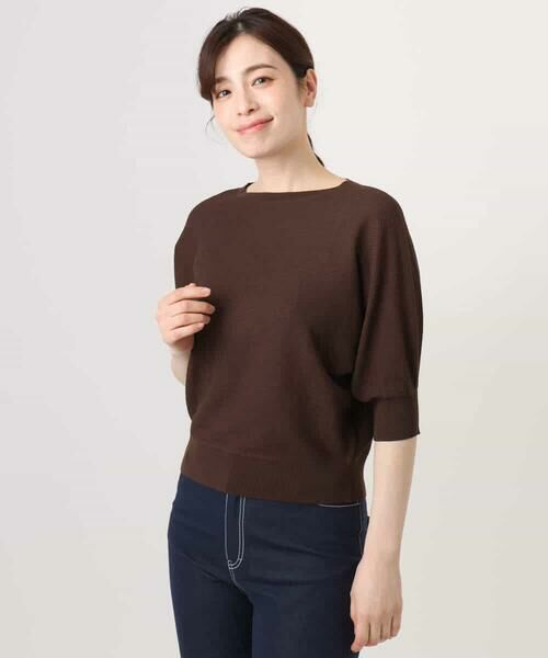 MK MICHEL KLEIN / エムケーミッシェルクラン ニット・セーター | 鹿の子編みドルマンニット/UVカット/洗える | 詳細23