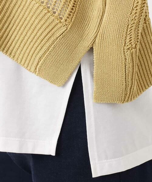 MK MICHEL KLEIN / エムケーミッシェルクラン ニット・セーター | [洗える]メッシュ編みニットベスト×タンクトップ ツインセット | 詳細19