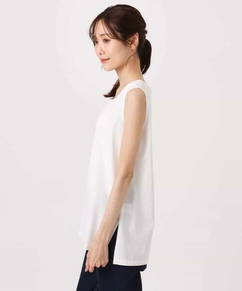 MK MICHEL KLEIN / エムケーミッシェルクラン ニット・セーター | [洗える]メッシュ編みニットベスト×タンクトップ ツインセット | 詳細22