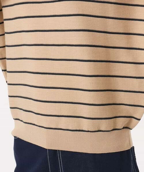 MK MICHEL KLEIN / エムケーミッシェルクラン ニット・セーター | [UVカット/洗える]マリンボーダーニット | 詳細21