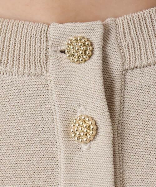 MK MICHEL KLEIN / エムケーミッシェルクラン ニット・セーター | [UVカット/接触冷感/洗える]金釦フレアシルエットドルマンニット | 詳細17