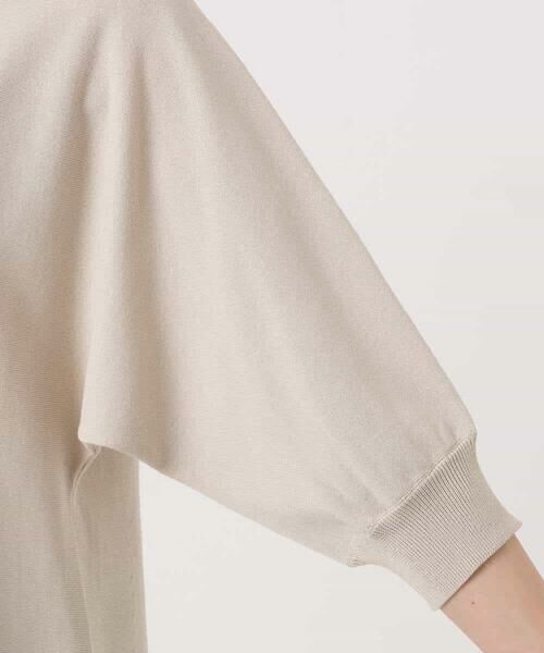 MK MICHEL KLEIN / エムケーミッシェルクラン ニット・セーター | [UVカット/接触冷感/洗える]金釦フレアシルエットドルマンニット | 詳細18