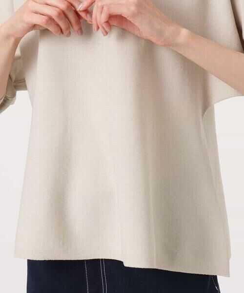 MK MICHEL KLEIN / エムケーミッシェルクラン ニット・セーター | [UVカット/接触冷感/洗える]金釦フレアシルエットドルマンニット | 詳細19