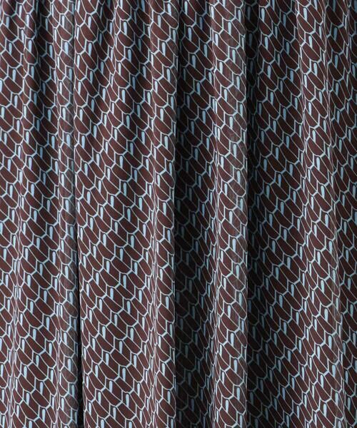 MK MICHEL KLEIN / エムケーミッシェルクラン ロング・マキシ丈スカート | [洗える]幾何柄シフォンスカート | 詳細20