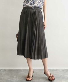 MK MICHEL KLEIN / エムケーミッシェルクラン ロング・マキシ丈スカート | [洗える]プリーツデザインスカート