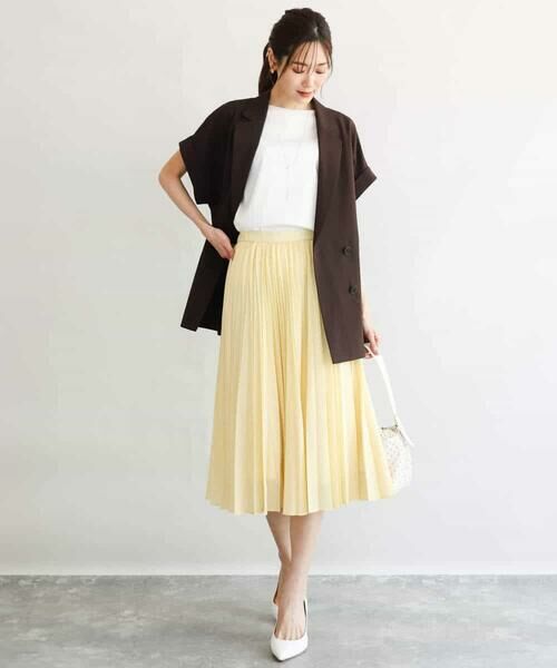 MK MICHEL KLEIN / エムケーミッシェルクラン ロング・マキシ丈スカート | [洗える]プリーツデザインスカート | 詳細2