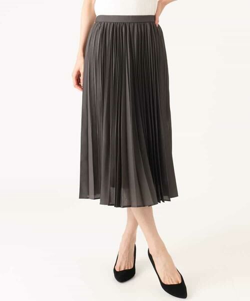 MK MICHEL KLEIN / エムケーミッシェルクラン ロング・マキシ丈スカート | [洗える]プリーツデザインスカート | 詳細24