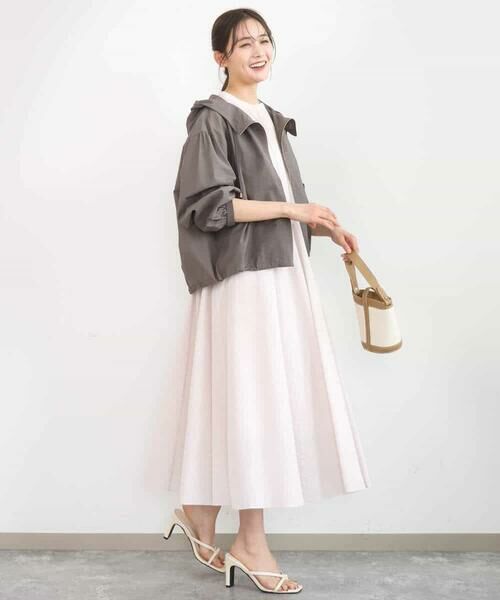 MK MICHEL KLEIN / エムケーミッシェルクラン その他アウター | フーデットライトブルゾン/洗える | 詳細10