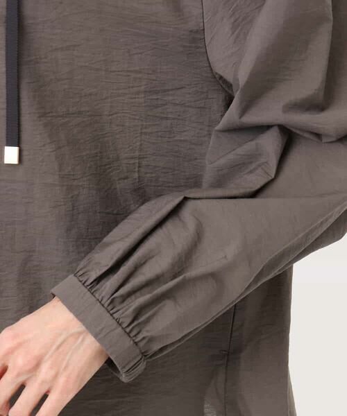 MK MICHEL KLEIN / エムケーミッシェルクラン その他アウター | フーデットライトブルゾン/洗える | 詳細17